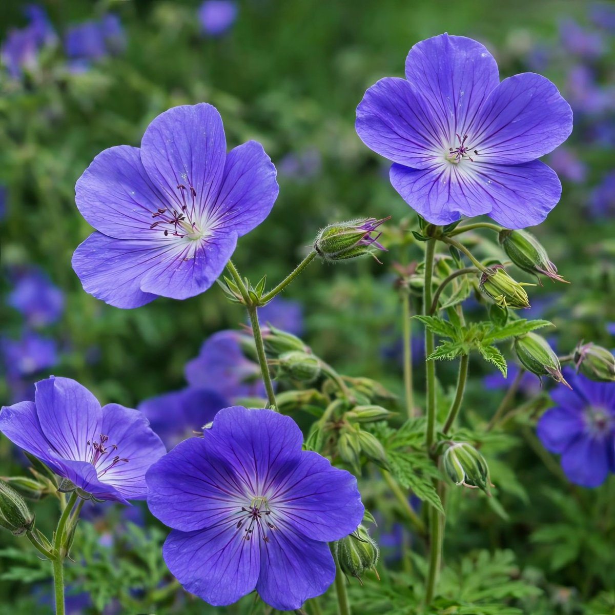 Geranium 'Brookside' (Cranesbill) – flower bulbs, product photo 2 (Harding & Bloom)