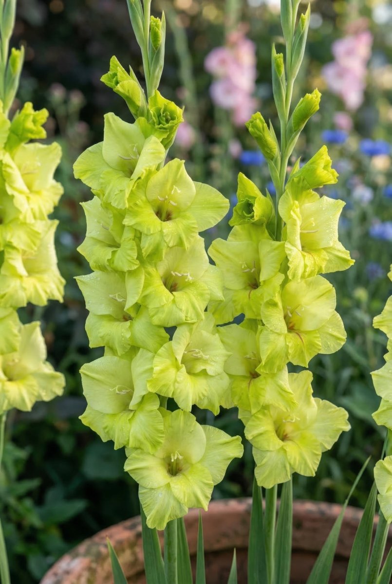 Gladiolus 'Prima Verde' (Sword Lily) - Harding & Bloom