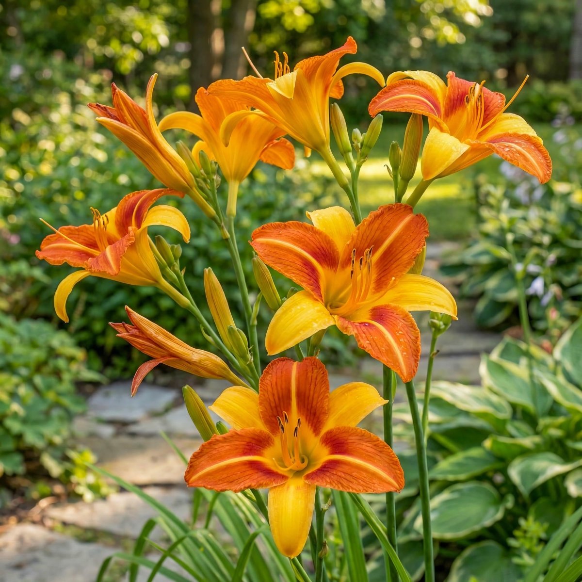 Hemerocallis 'Frans Hals' (Daylily) – lily bulbs, product photo 2 (Harding & Bloom)