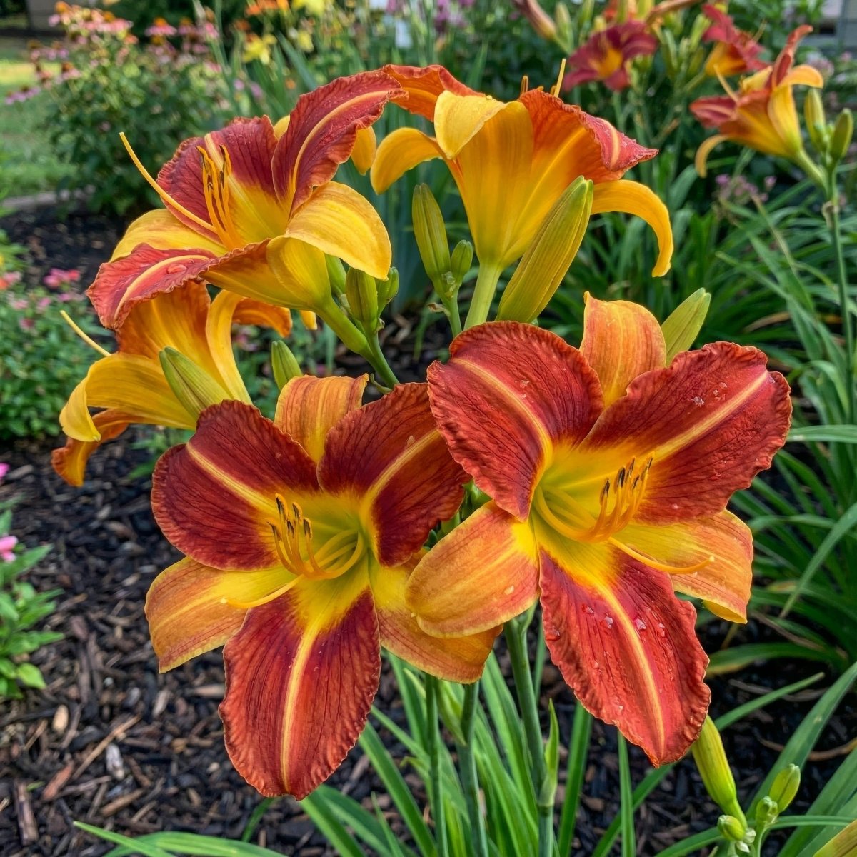 Hemerocallis 'Frans Hals' (Daylily) – lily bulbs, main product photo (Harding & Bloom)