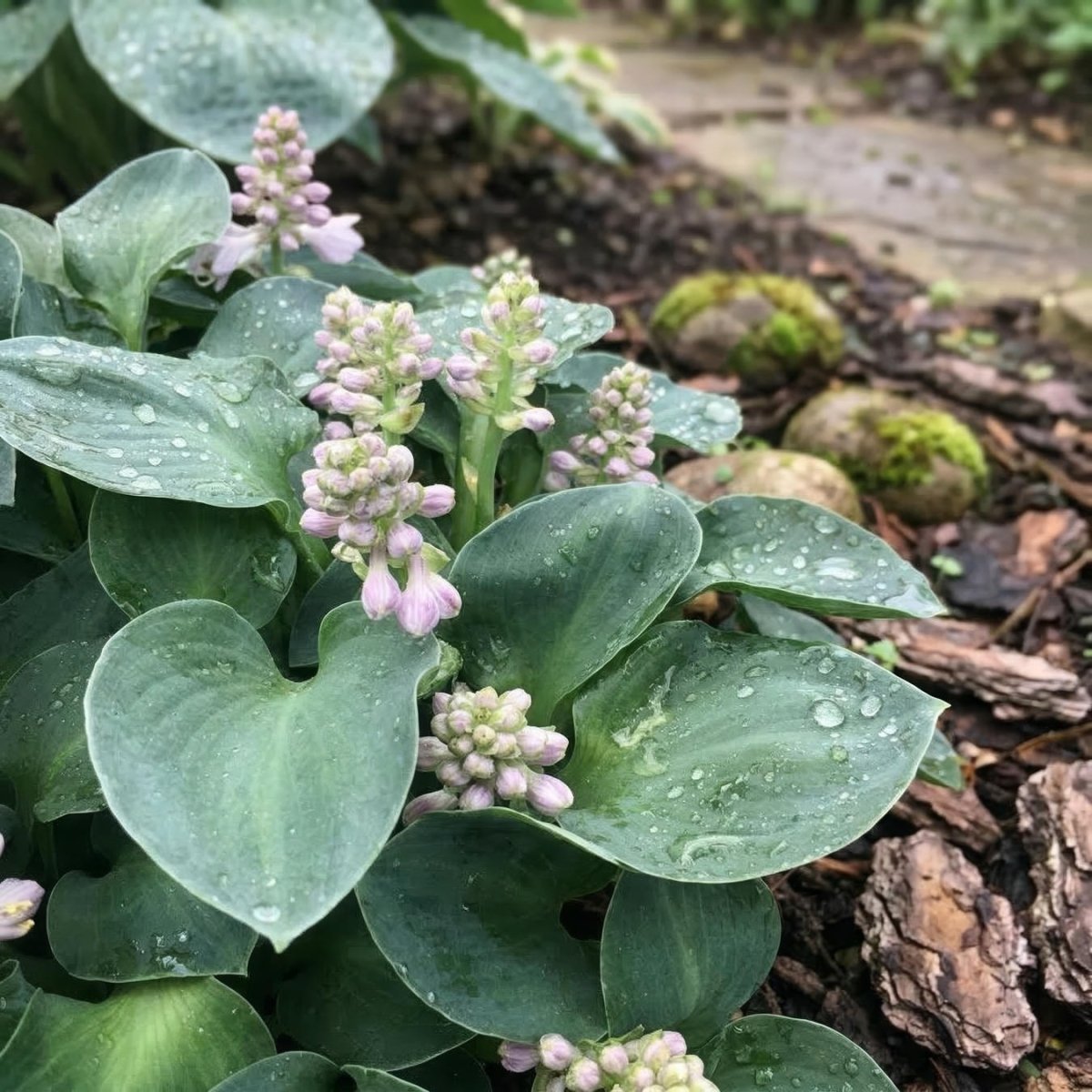 Hosta 'Blue Mouse Ears' (Plantain Lily) - Harding & Bloom