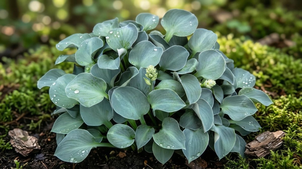 Hosta 'Blue Mouse Ears' (Plantain Lily) - Harding & Bloom
