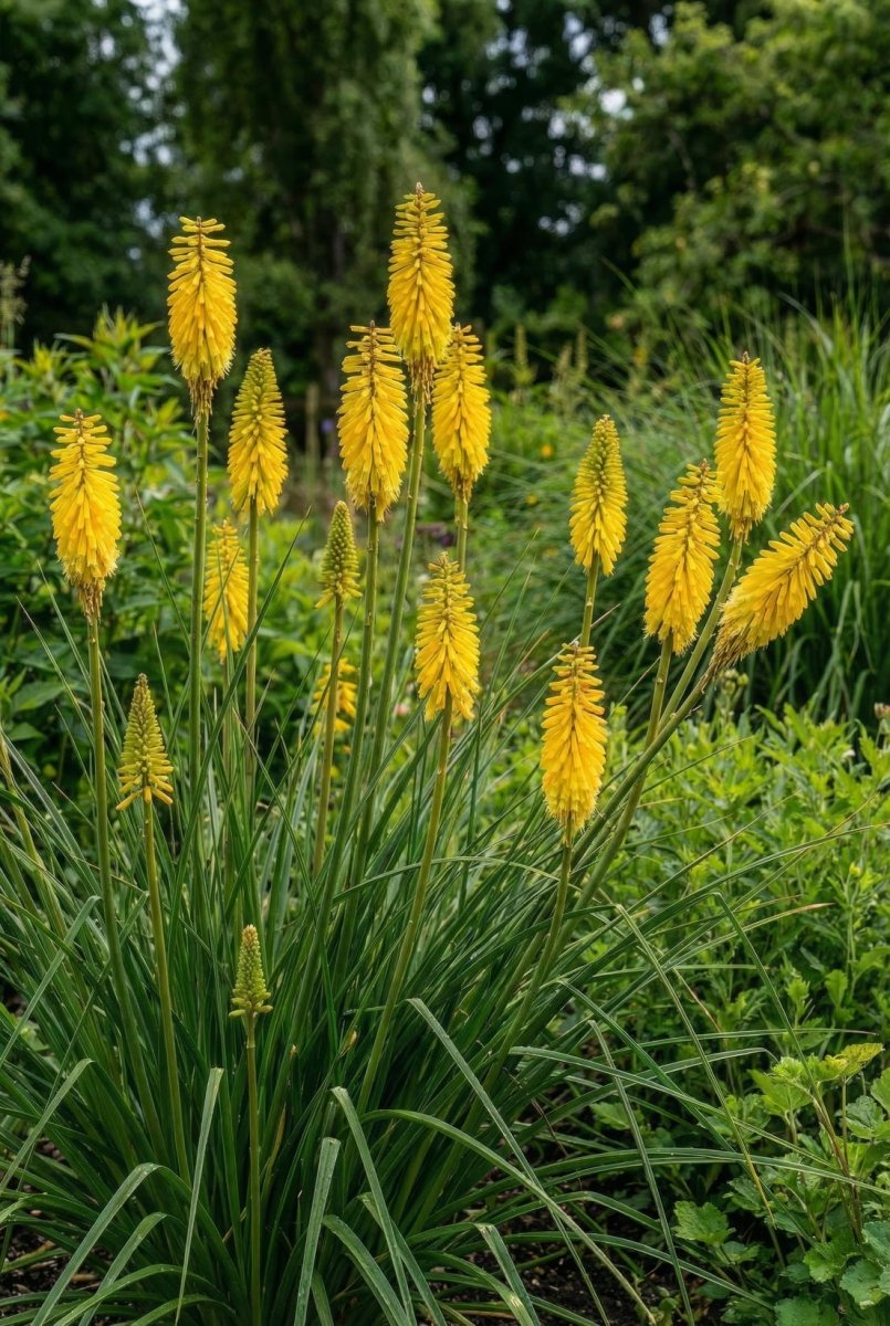 Kniphofia 'Sunningdale Yellow' (Red hot poker) - Harding & Bloom