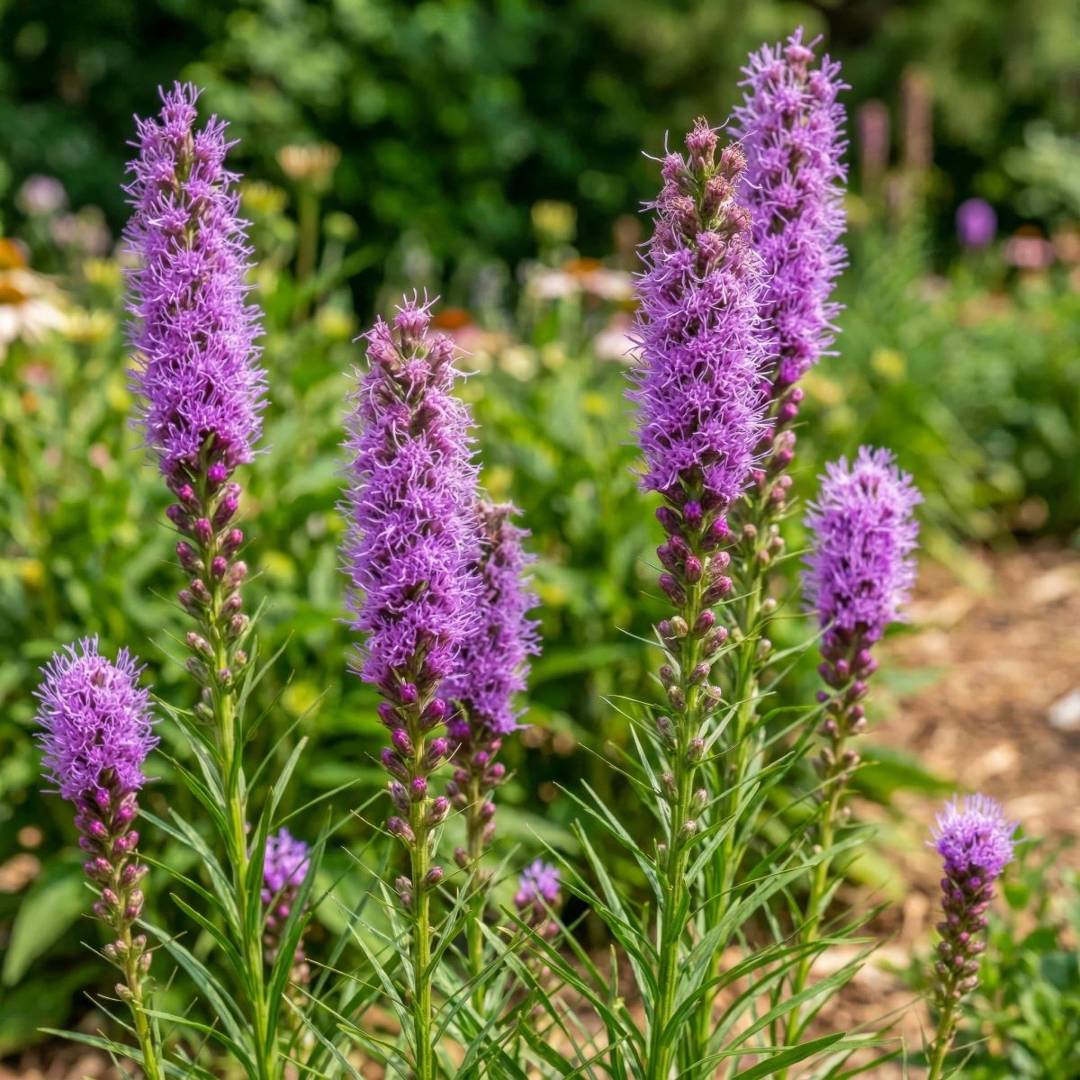 Liatris spicata (Gayfeather) – flower bulbs, main product photo (Harding & Bloom)