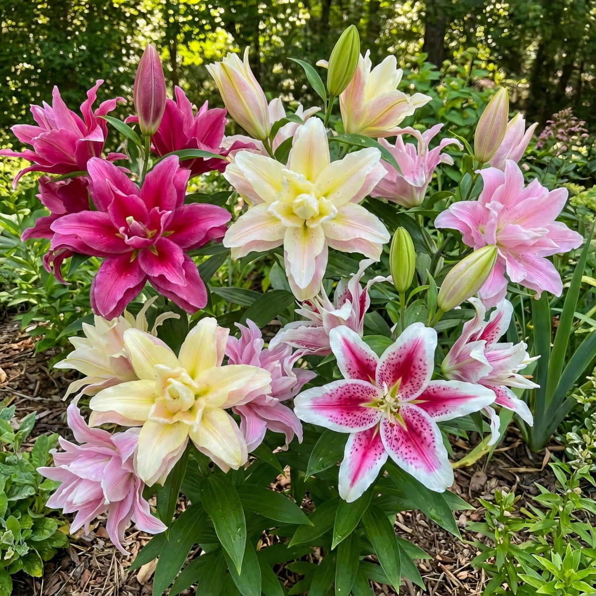 Lilium 'Double Oriental Mix' – lily bulbs, product photo 4 (Harding & Bloom)