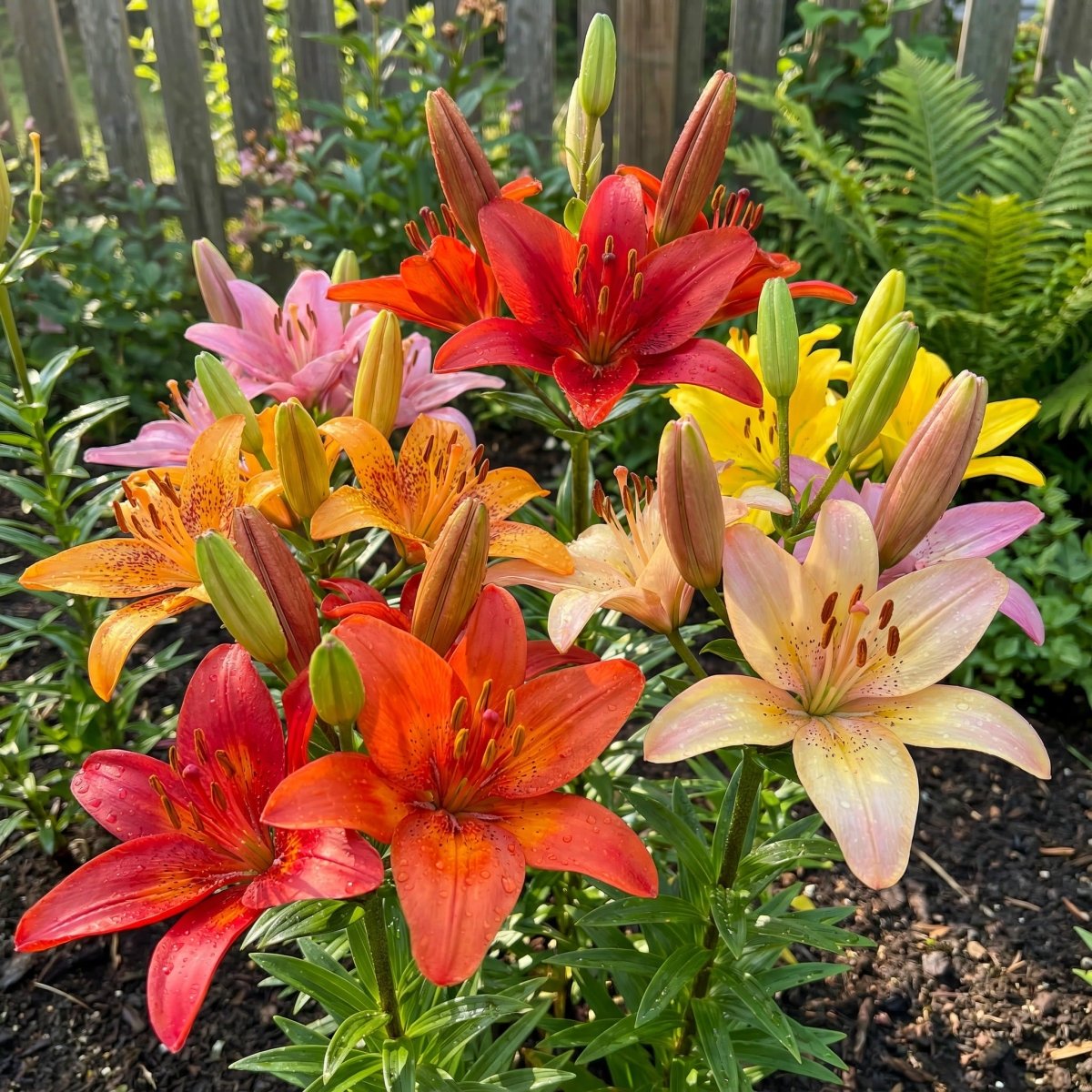 Lilium 'Asiatic Mixed' – lily bulbs, product photo 2 (Harding & Bloom)