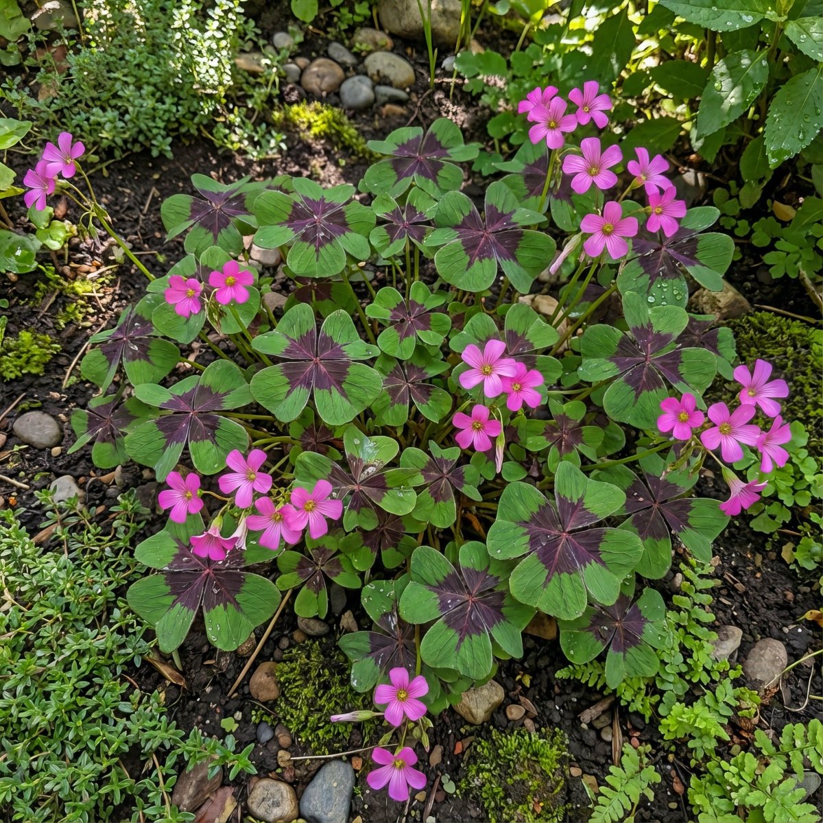 Oxalis 'Iron Cross' (Lucky clover) – oxalis bulbs, main product photo (Harding & Bloom)