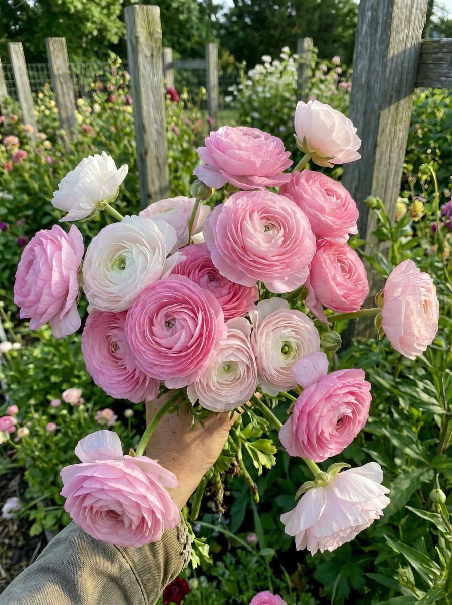 Ranunculus 'Pink' (Persian buttercup) – ranunculus corms, product photo 2 (Harding & Bloom)