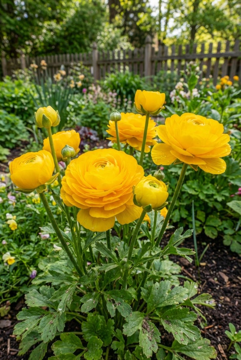 Ranunculus 'Yellow' (Persian buttercup) – ranunculus corms, product photo 2 (Harding & Bloom)