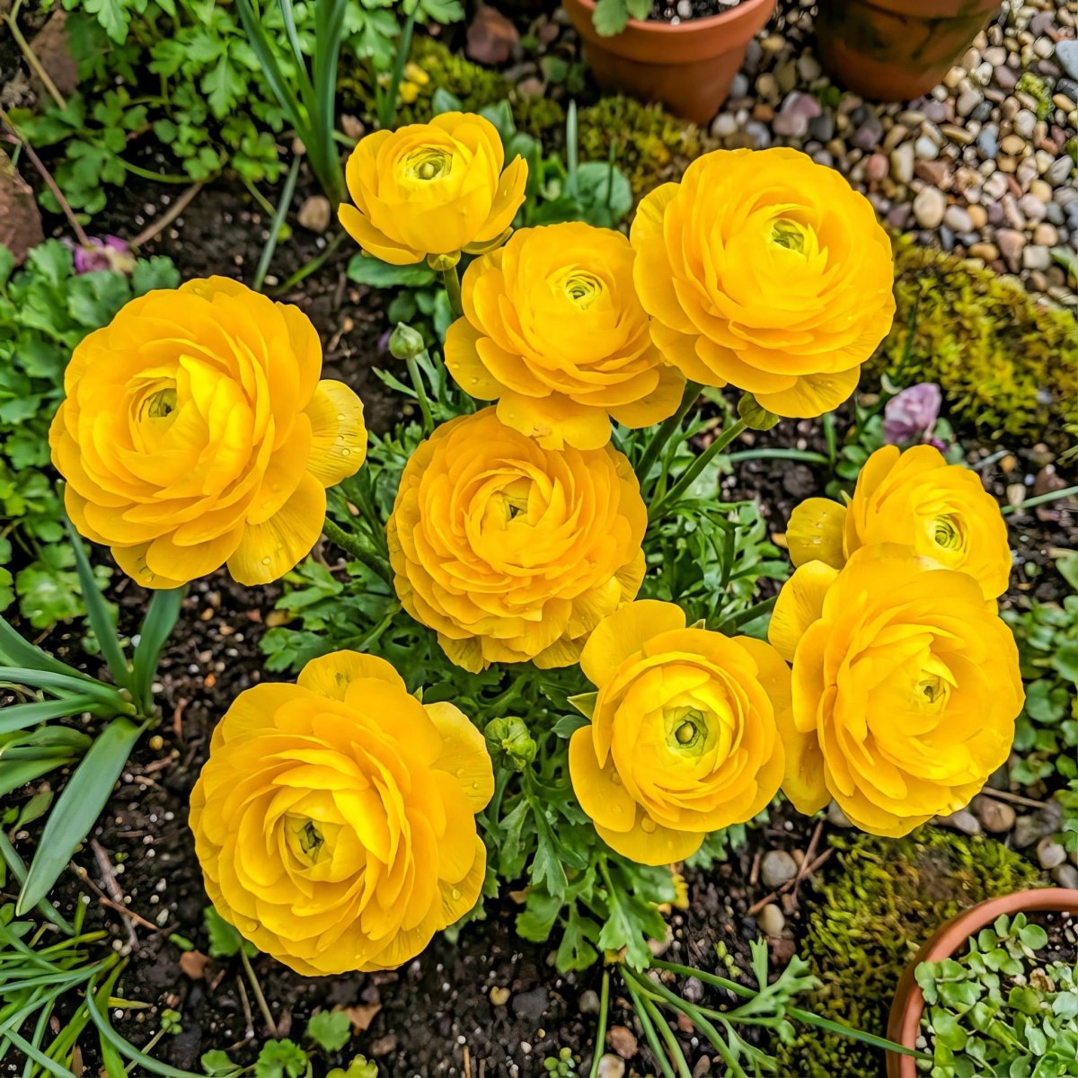 Ranunculus 'Yellow' (Persian buttercup) – ranunculus corms, product photo 3 (Harding & Bloom)