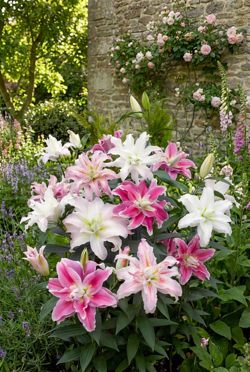 Lilium 'Roselily Double Oriental Mix' – lily bulbs, product photo 7 (Harding & Bloom)