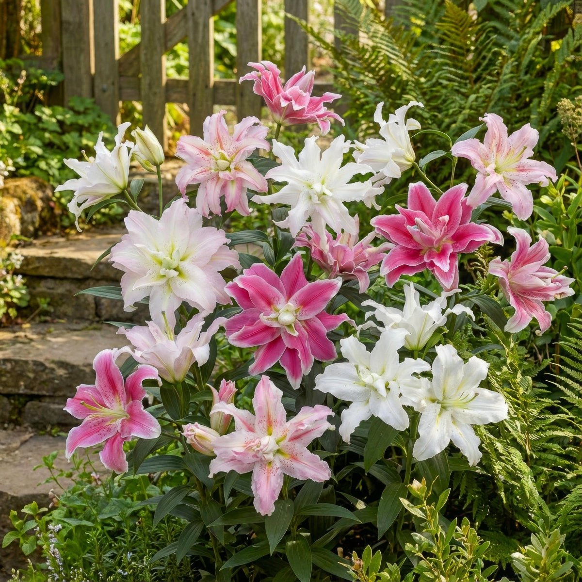 Lilium 'Roselily Double Oriental Mix' – lily bulbs, product photo 3 (Harding & Bloom)