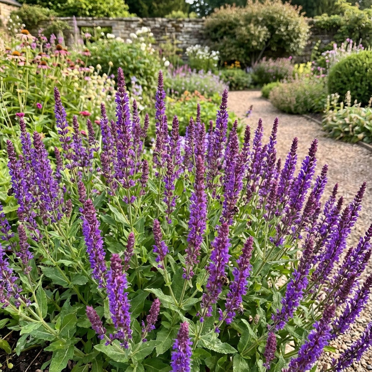 Salvia 'Caradonna' (Balkan Sage) - Harding & Bloom