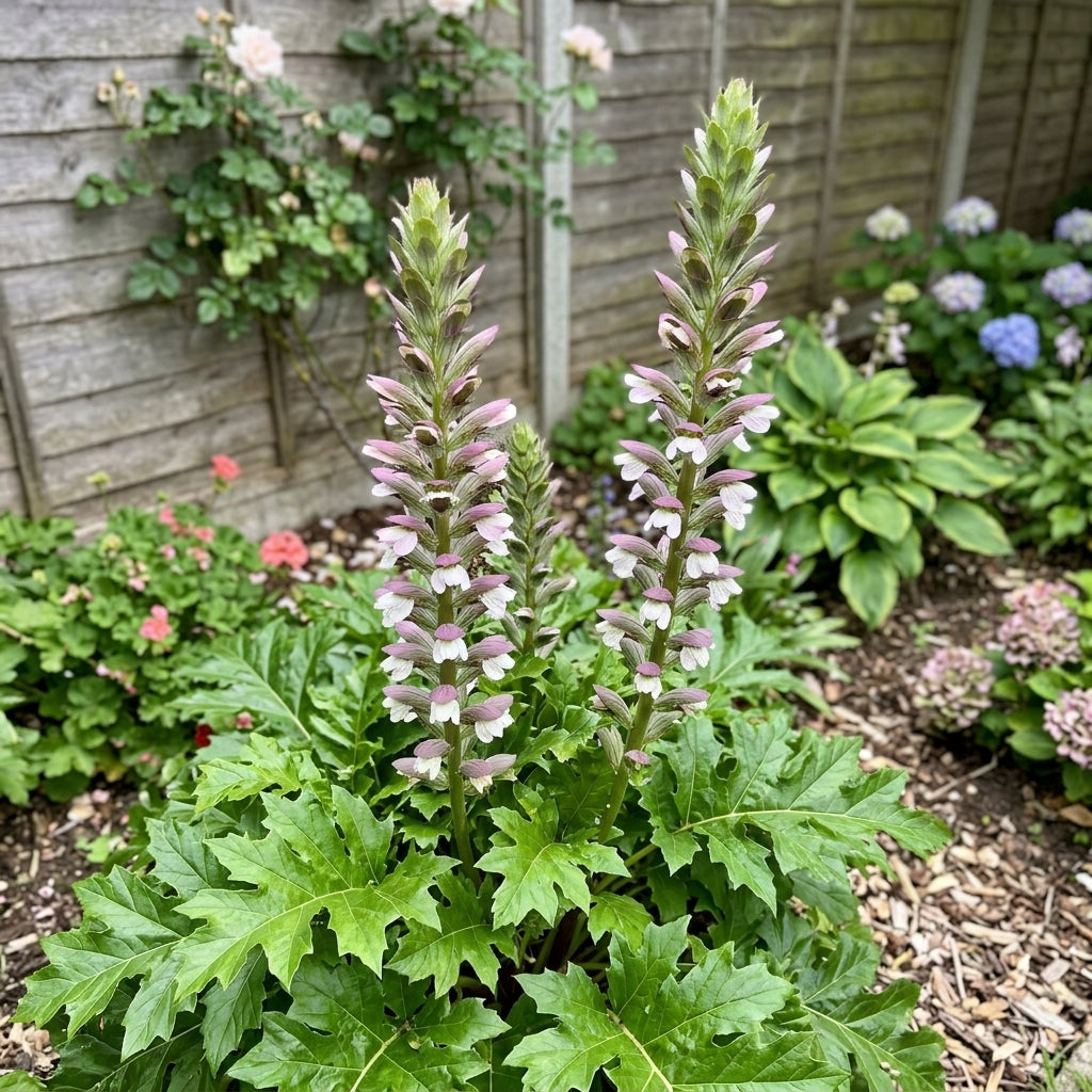 Acanthus mollis (Bear's Breeches) – perennial garden photograph 2
