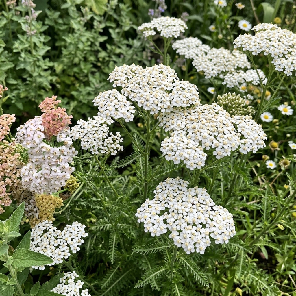 Achillea millefolium (Yarrow) – perennial garden photograph 2