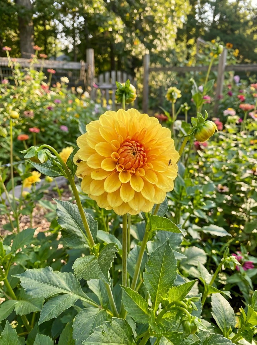 Dahlia 'Golden Scepter' – dahlia tubers, main product photo (Harding & Bloom)