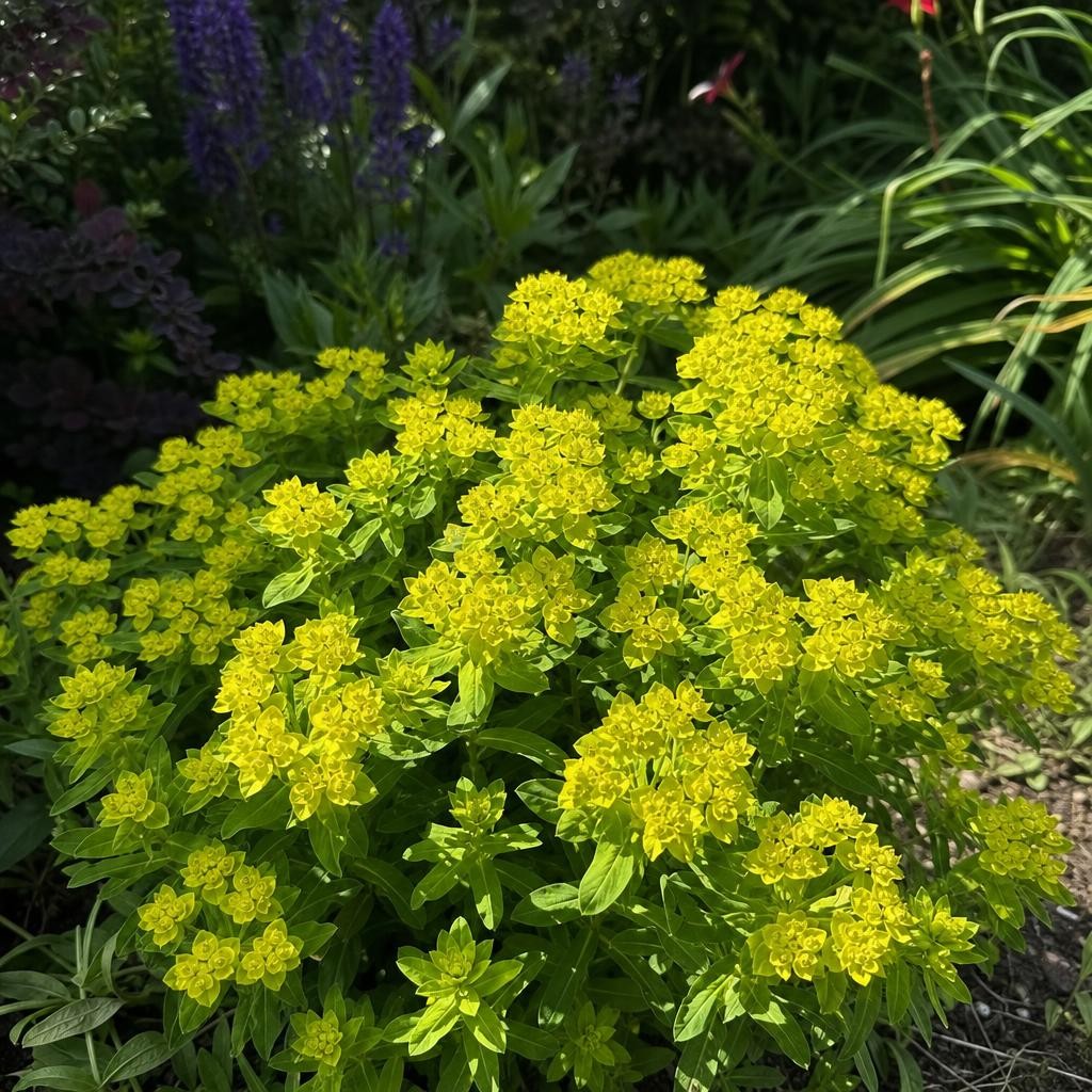Euphorbia polychroma (Spurge) – perennial garden photograph 2