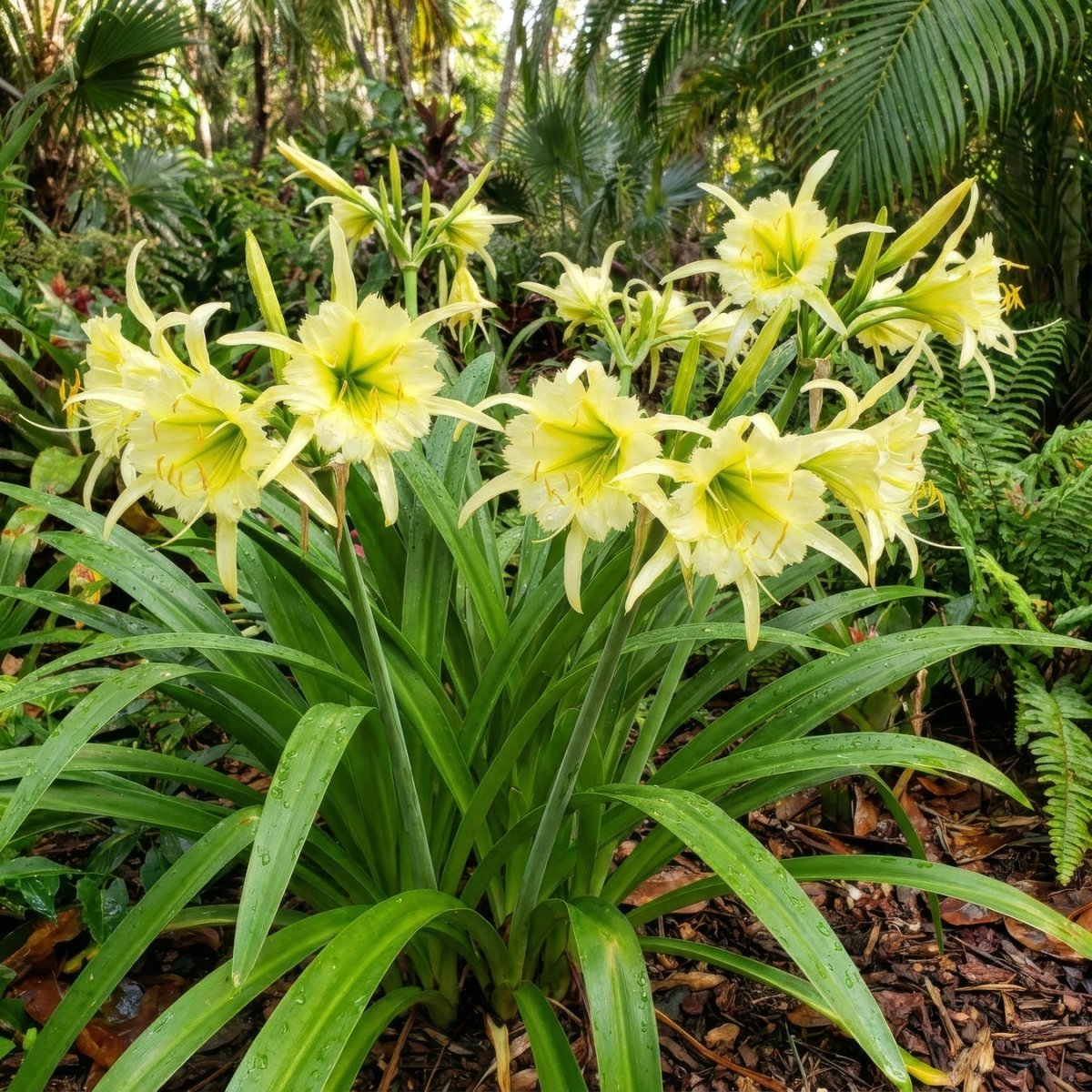 Hymenocallis 'Sulphur Queen' (Spider Lily) - Harding & Bloom