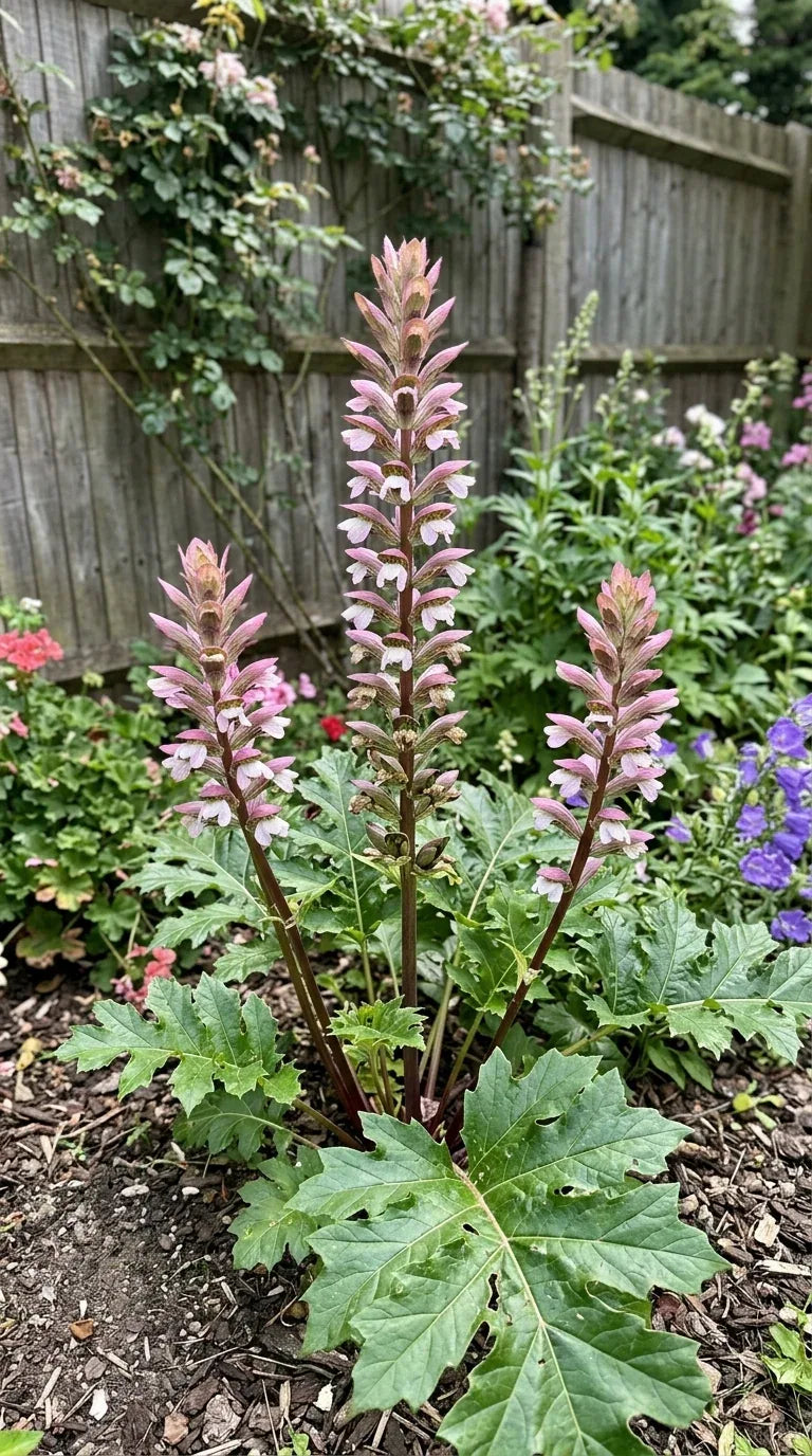 Acanthus mollis (Bear's Breeches) – perennial garden photograph 3