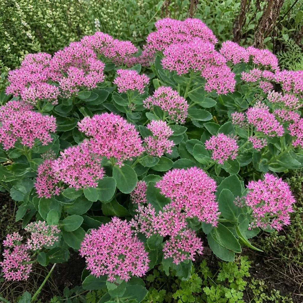Hylotelephium (Herbstfreude Group) - ‘Herbstfreude’ (Ice Plant) – perennial garden photograph 2
