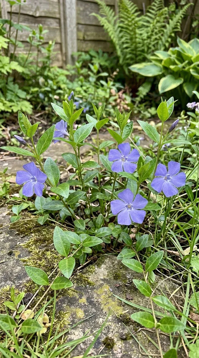 Vinca minor (Lesser Periwinkle) – perennial garden photograph 3
