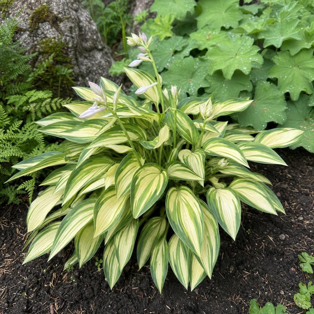 Hosta - ‘June’ – perennial garden photograph 2