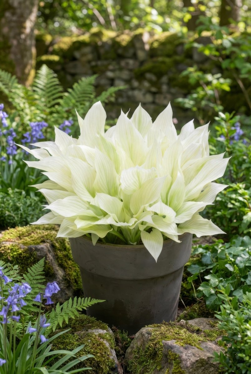 Hosta 'White Feather' (Plantain Lily) - Harding & Bloom