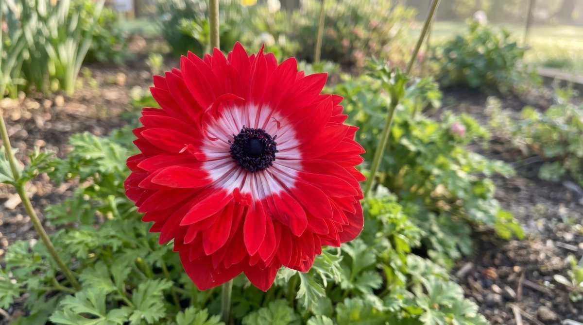 Anemone coronaria 'Levante Rosso Double' - Harding & Bloom
