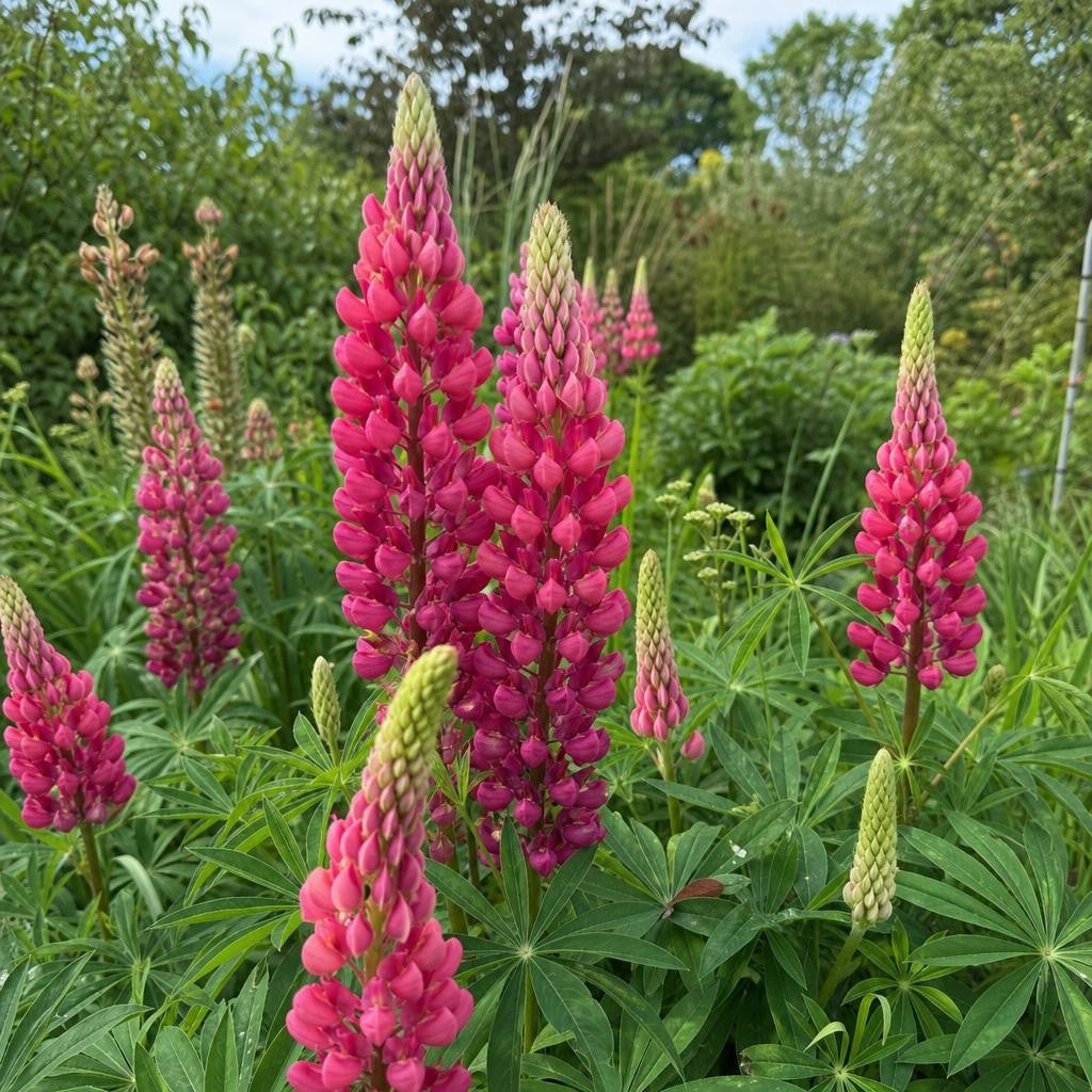 Lupinus - ‘My Castle’ (Lupin) – perennial garden photograph 2