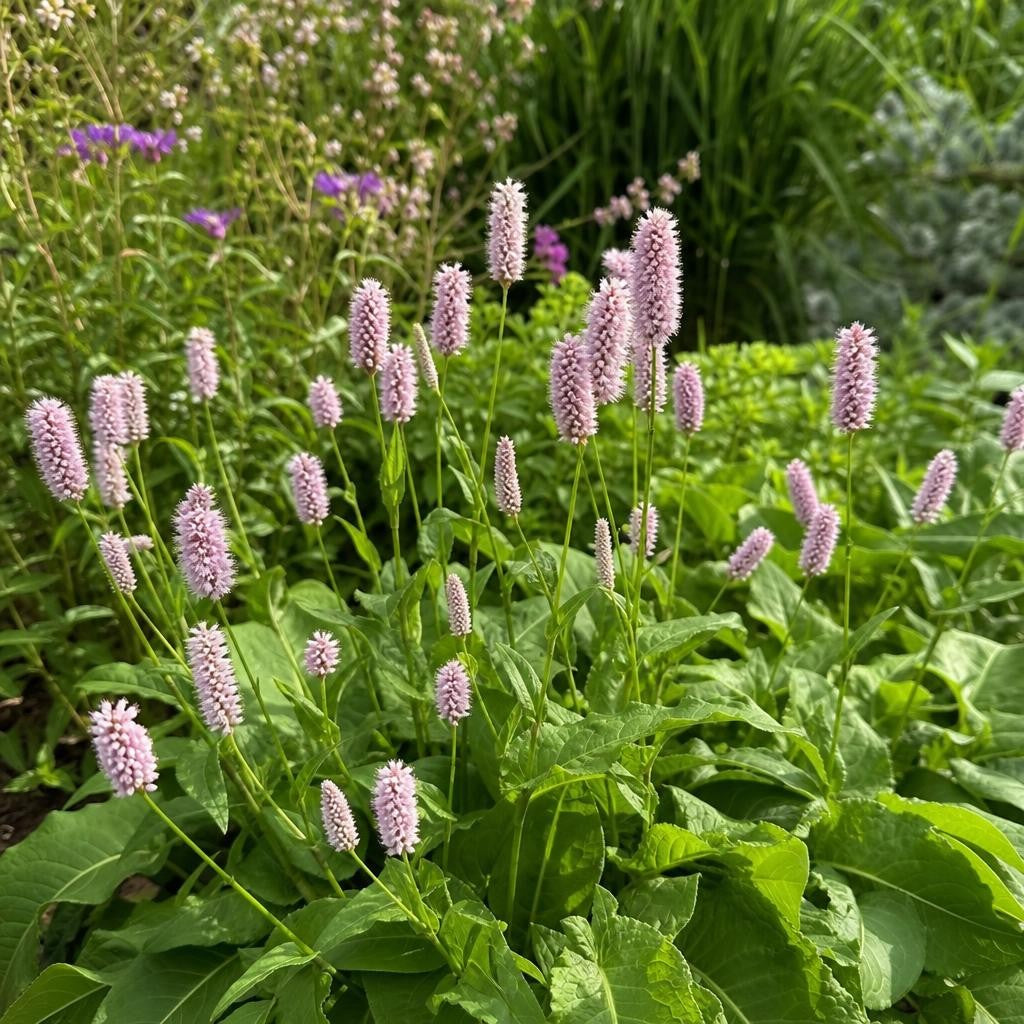 Persicaria bistorta - ‘Superba’ (Bistort) – perennial garden photograph 2