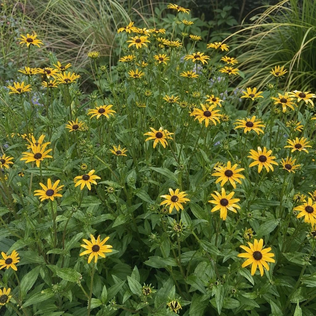 Rudbeckia triloba (Black-Eyed Susan) – perennial garden photograph 2
