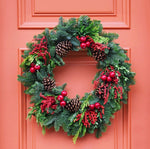 10" Cinnamon Spice Christmas Wreath - Luxury Natural - Harding & Bloom